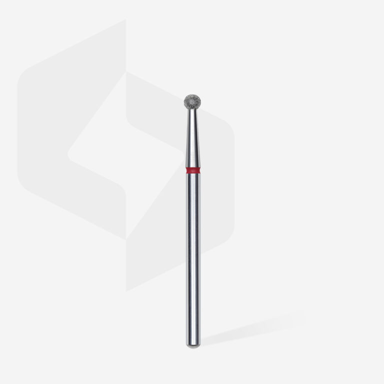 Staleks Διαμαντόφρεζα Μπάλα Κόκκινη EXPERT 01 Diamond nail drill bit ball red 2,7mm FA01R027