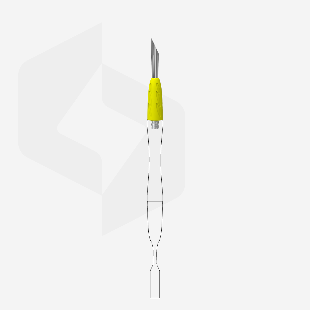 Staleks Working Part Of The Pusher Combo UNIQ 12 Beveled WPPQ-12Y
