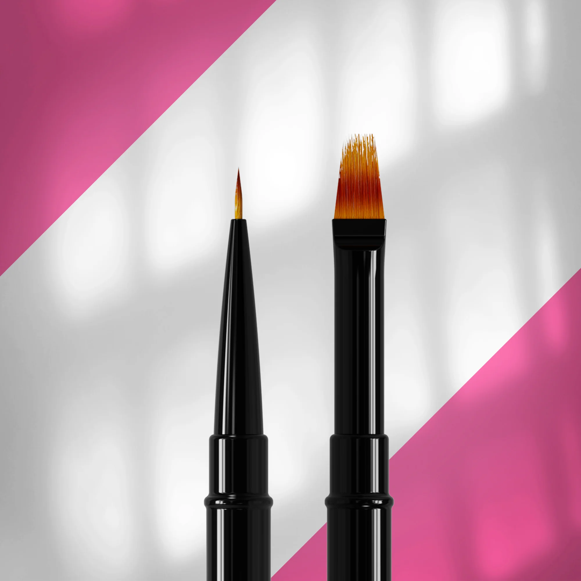 Staleks Double-Εnded Brush EXPERT Liner 7 mm/ For Gradient (Ombre)11mm NBE-01/07 - Image 2