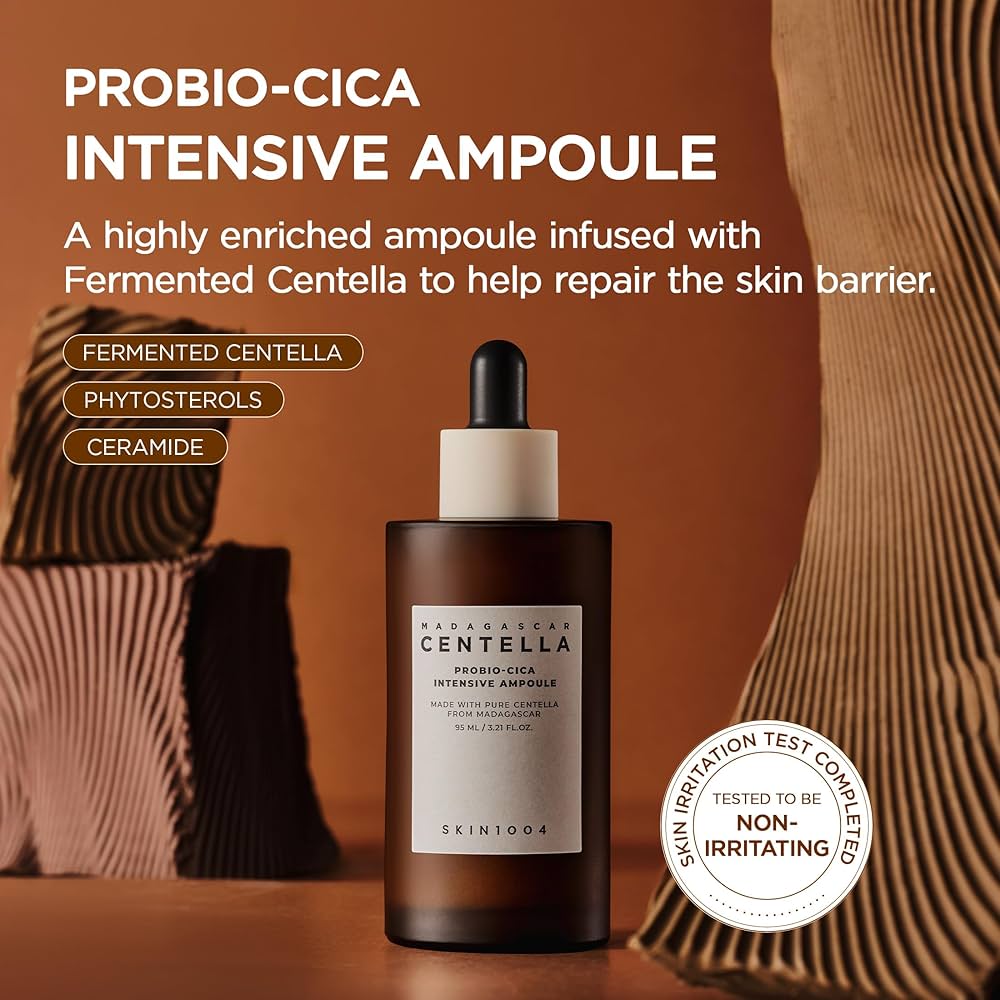 SKIN1004 Madagascar Centella Probio-Cica Intensive Ampoule 30ml - Αντιγηραντικό Serum Προσώπου με Centella Asiatica & Υαλουρονικό Οξύ για Λάμψη & Αναζωογόνηση - Image 3