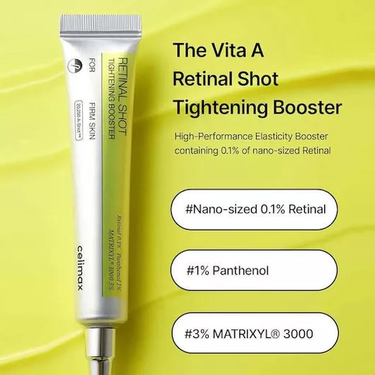 Celimax Retinal Shot Tightening Booster 15ml - Ενυδατικό & Αντιγηραντικό Booster Προσώπου με Ρετινάλη για Σύσφιξη & Θρέψη 15ml - Image 3