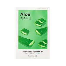 Missha Airy Fit Aloe Sheet Mask 19g - Υφασμάτινη Μάσκα Προσώπου με Aloe Vera