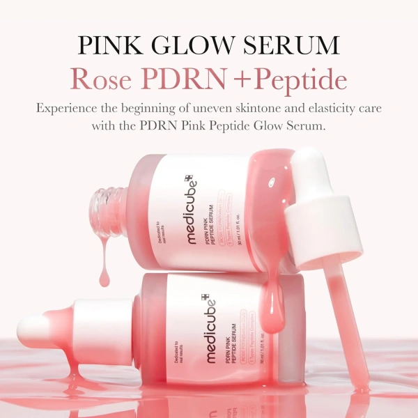 Medicube PDRN Pink Peptide Serum 30ml - Αντιγηραντικός Ορός με PDRN & Πεπτίδια - Image 4