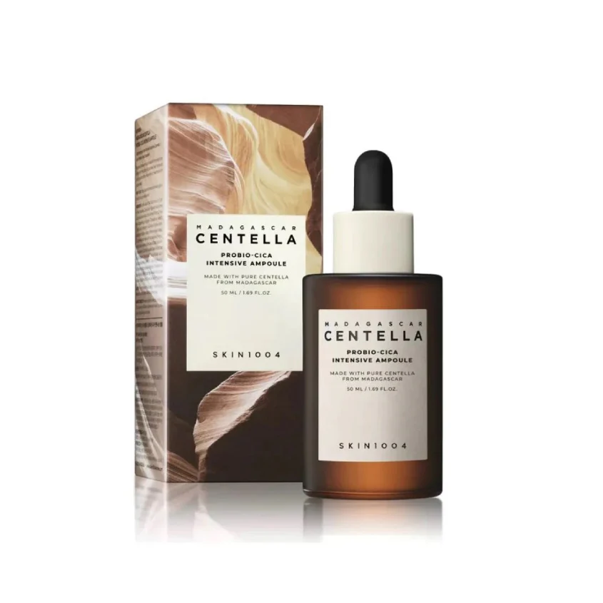 SKIN1004 Madagascar Centella Probio-Cica Intensive Ampoule 30ml - Αντιγηραντικό Serum Προσώπου με Centella Asiatica & Υαλουρονικό Οξύ για Λάμψη & Αναζωογόνηση - Image 4