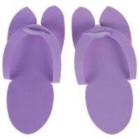 Σαγιονάρες πεντικιούρ "EVA" Soft Care μωβ (12 ζεύγη)